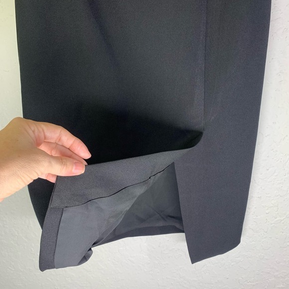 MARCOBOR Orange‎ & Black Tiana Ruffle Midi Pencil Dress - NWT - Picture 8 of 15